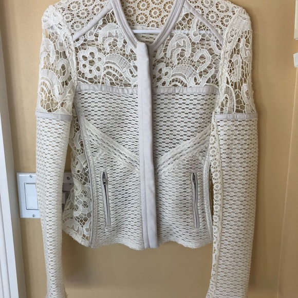 IRO Lewis Jacket Cream/Winter white Size 1/Small - Picture 2 of 8